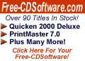 Great bargains, free software, NOT shareware